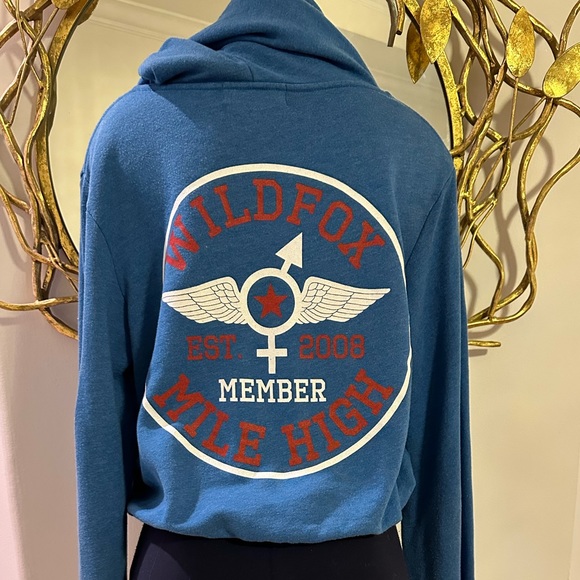 Wildfox Tops - WILDFOX mile high club hooded sweatshirt